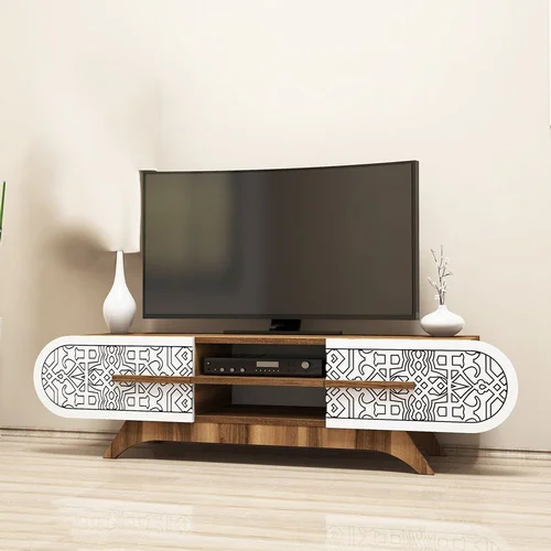 HANNAH HOME "Defne - Walnut White TV omarica", (20869762)