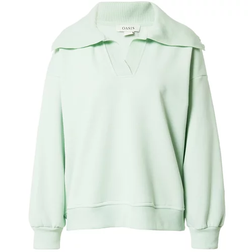 Oasis Sweater majica pastelno zelena