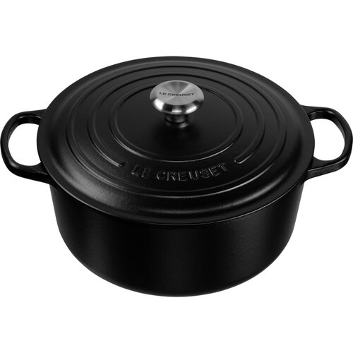 Le Creuset signature roaster round 30 cm black Cijene