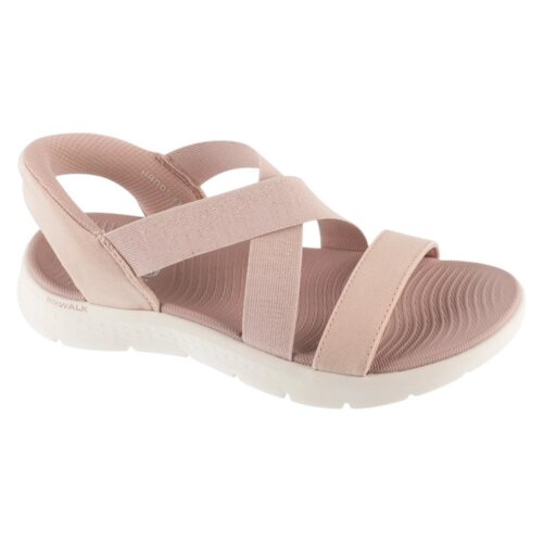 Skechers &Scaron;portni sandali Slip-Ins: Go Walk Flex Sandal - Glimmer Up Rožnata Cene