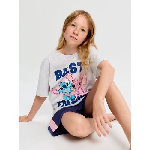 Sinsay Oversize dvodijelni pidžama Stitch Slike
