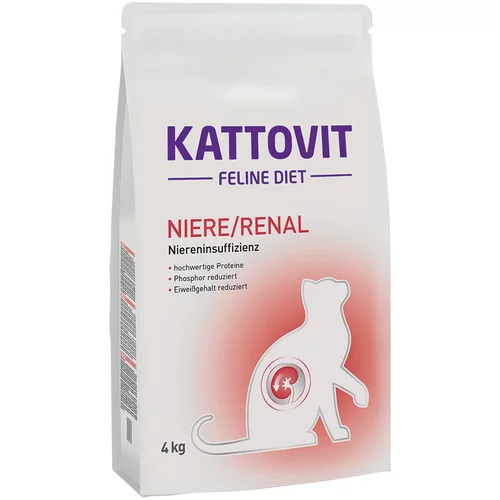 Kattovit Kidney/Renal (zatajenje bubrega) suha hrana - 4 kg