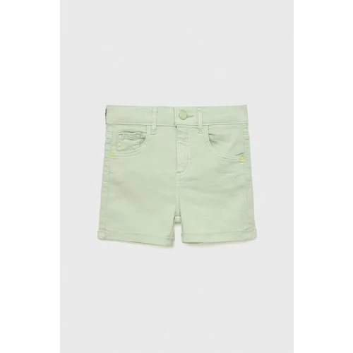 Guess Dječje kratke hlače boja: tirkizna, glatki materijal