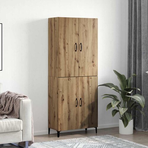  Highboard 2 pcs Umjetnički hrast Konstruirano drvo Cijene