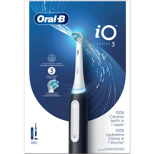 Oral-b iO serija 3 Mat crna s putnim za