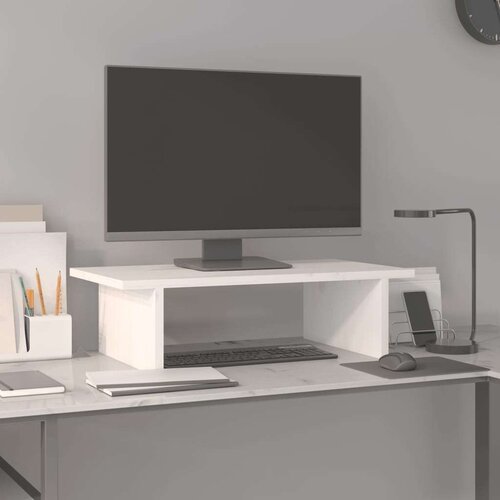  Za monitor bijeli 50 x 27 x 15 cm od masivne borovine Cijene