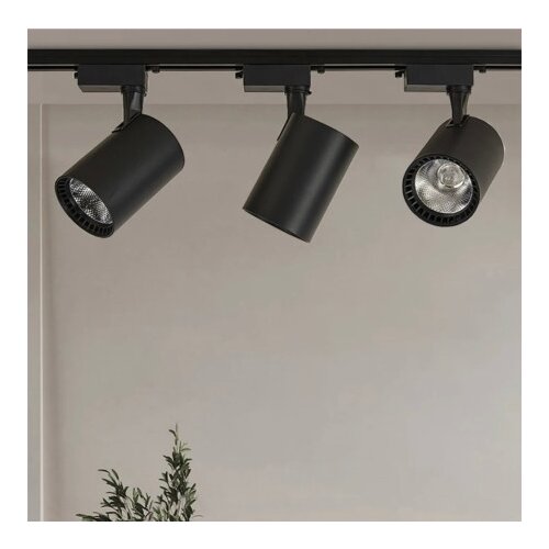  Šinska rasveta Crna Komplet 1m-3topa ( 006-1m sa 3topa crna ) Cene