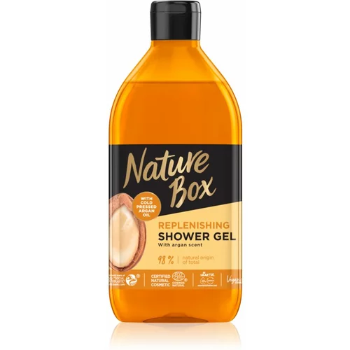 Nature Box Argan hranilni gel za prhanje z arganovim oljem 385 ml
