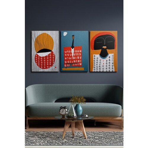 Wallity slika Ersycnvs3, 70x100 cm, 3 dela Cene