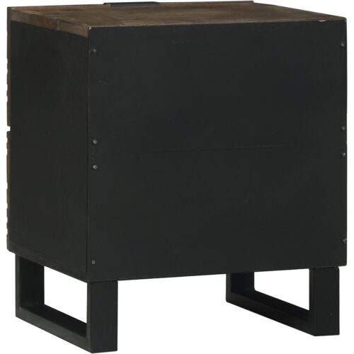 vidaXL Nočne omarice 2 kosi 40x33.5x46 cm Trden les Mango Cene