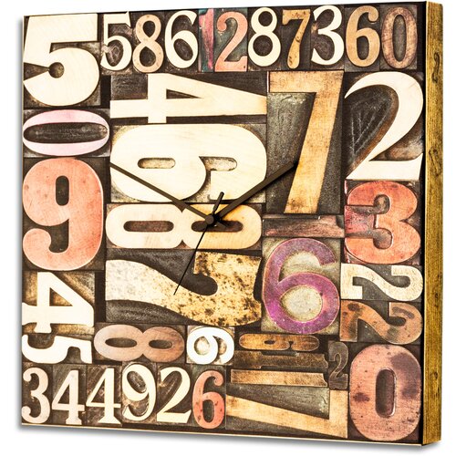 Pintdecor Zidni sat Orologio con numeri Slike