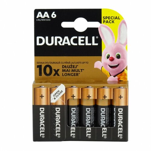 Duracell alkalne baterije AA ( DUR-LR6/6BP ) Slike