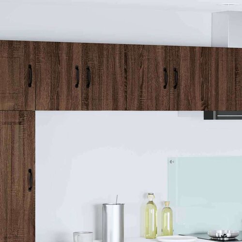  Zidni kuhinjski ormarić Zidne 2 pcs Smeđi hrast 60 x 31 x 40 cm Cene