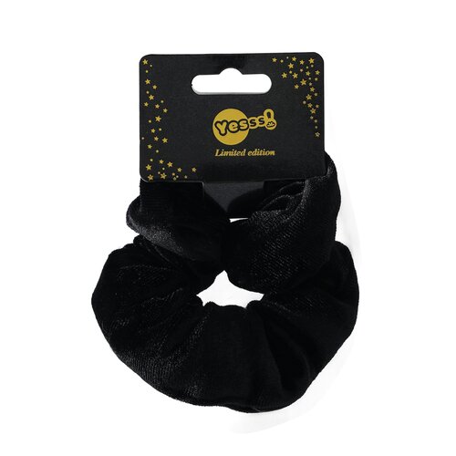 YESSS! scrunchy gumica za kosu crna le Cene