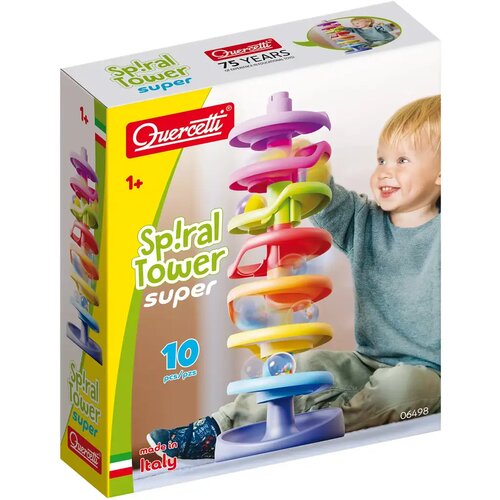 Quercetti spiralni toranj staza za kuglice, set od 10 dijelova Cijene