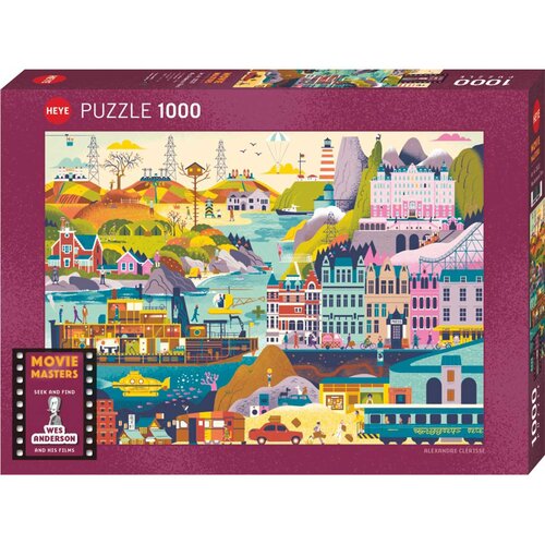 Heye puzzle 1000 delova Alexandre Clérisse Wes Anderson Films 30020 Cene