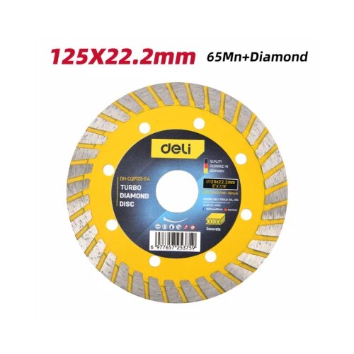 Deli dijamantska rezna ploča za keramiku 125X2MM EDH-SQP125-E4 Slike