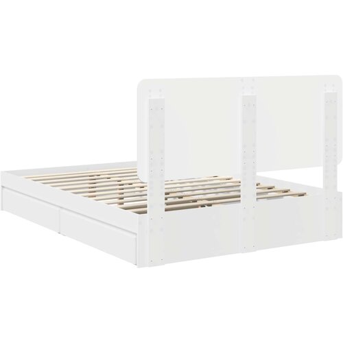  s od storage Bijelo 140 x 190 cm Konstruirano drvo Slike