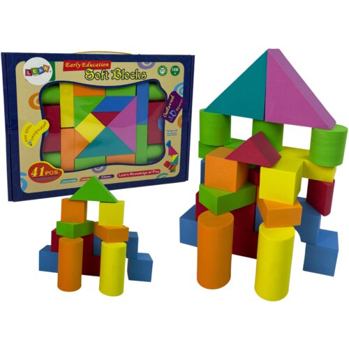  41 Piece Construction Foam Blocks for Kids Cijene
