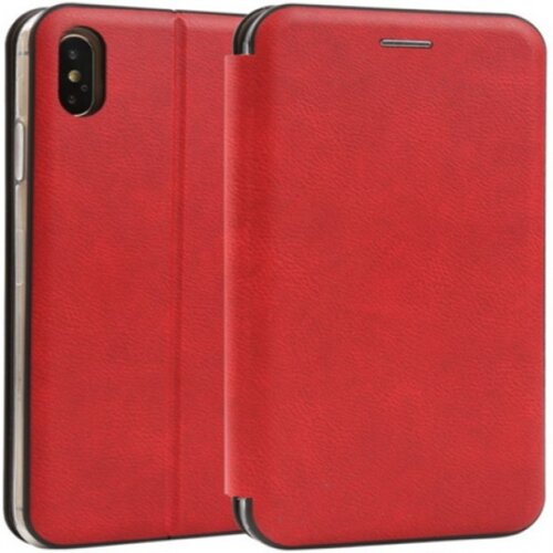 IPHONE 12 Pro Max Futrola Leather FLIP Red Slike