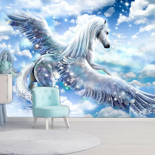  Samoljepljiva foto tapeta - Pegasus (Blue) 196x140