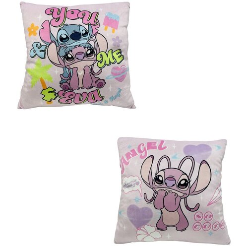 Disney Stitch Ukrasni jastuk - Angel &amp;amp; Stitch, 38 x 38 cm Slike