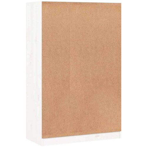 vidaXL Regal za knjige bijeli 70 x 33 x 110 cm od masivne borovine Cene