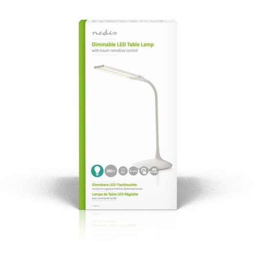 Nedis LTLG3M1WT4 - LED prigu&amp;scaron;iva stona lampa LED/6W/5V 2200 mAh bela Slike