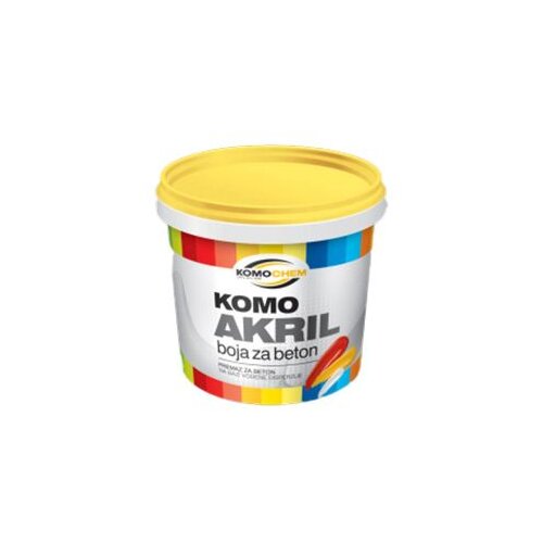 Boja za beton siva 0,75 KEMOAKRIL Slike