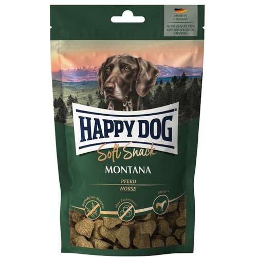 Happy Dog Soft Snack Montana Horse Mekane Poslastica za osetljive pse, 100g Slike