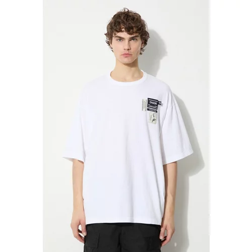 Undercover Pamučna majica Tee za muškarce, boja: bijela, s aplikacijom, UC1D4807.4