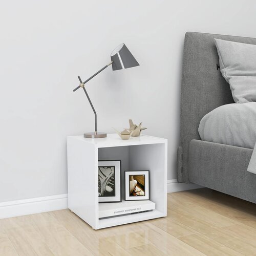 VidaXL TV ormarić bijeli 37 x 35 x 37 cm od iverice Slike