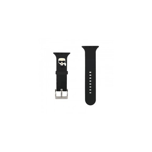  pašček za uro Karl Lagerfeld KLAWMSLKK za Apple Watch 38 / 40 mm - Karls Head črn Cene