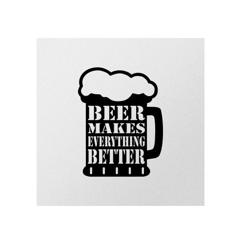 Wallxpert beer metal decor Slike