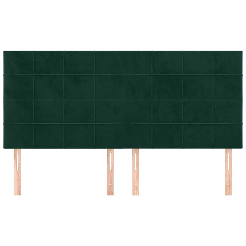  Uzglavlje tamnozeleno 160x5x118/128 cm bar&amp;scaron;unasto Slike
