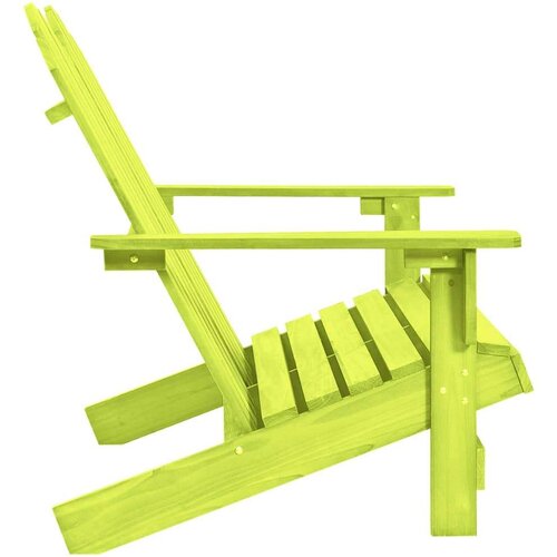  Vrtni dvosjed Adirondack od masivne jelovine zeleni - Zelena 1 Slike