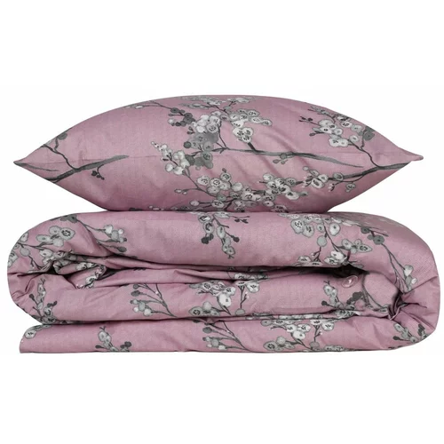 Mijolnir Ružičasta posteljina za bračni krevet/za produženi krevet od renforce pamuka 240x220 cm Chicory –