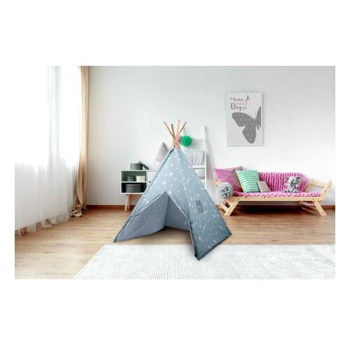 Eddy Toys Tipi &amp;scaron;ator za decu plavi 120x120x150 cm Slike