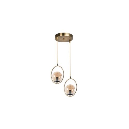 Opviq Ring 2 Li Tepsili Bal Camlı Eskitme Sarkıt Copper Chandelier Cene