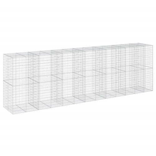  Gabionska ko&amp;scaron;ara s poklopcem 650x100x200 cm pocinčano željezo Slike