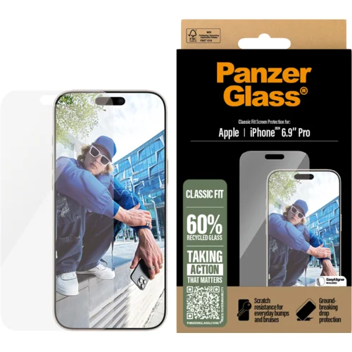  PanzerGlass® Screen Protector iPhone 16 Pro Max | Classic Fit