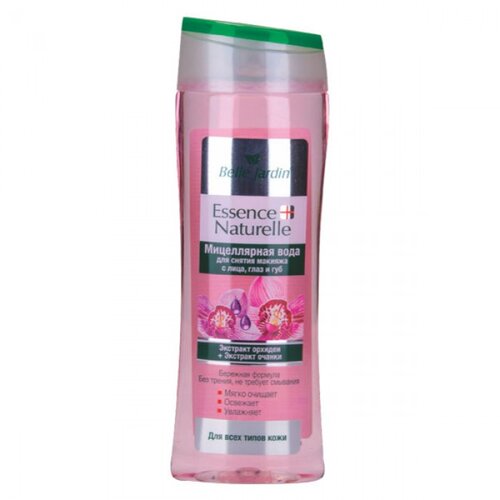 Belle Jardin ESSENCE NATURELLE - Micelarna voda za uklanjanje sminke oko očiju, lica i usana sa ekstraktom orhideje 250ml Cijene