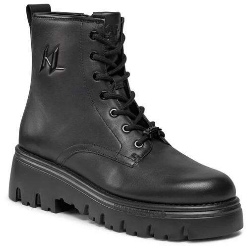 Karl Lagerfeld Pohodni čevlji KL15350 Črna