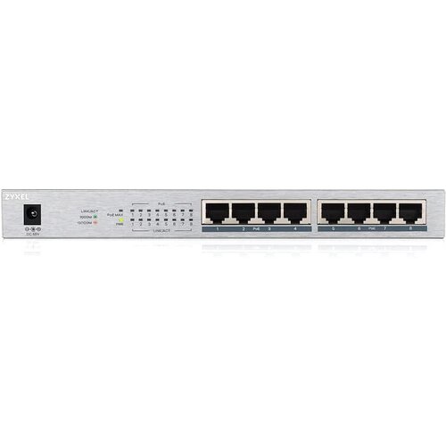 Zyxel GS1008-HP 8 Port Desktop PoE+ Switch Slike