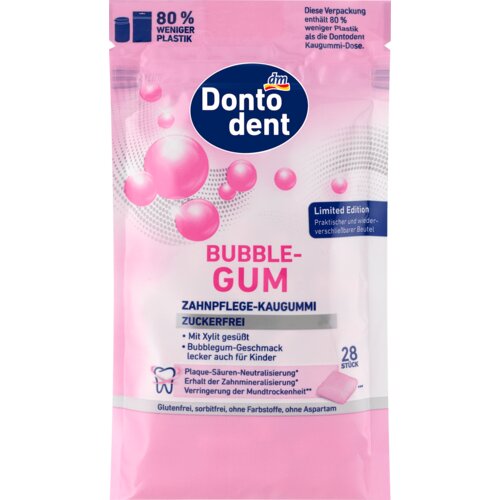 Dontodent BUBLLE GUM žvake u kesici, 67 g 28 kom Cene
