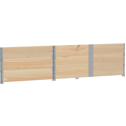  Okviri za palete 3 kom 150x100 cm od masivne borovine Slike