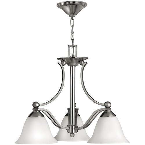 Elstead Lighting Elstead Bolla Večkraki lestenec, 3 svetle barve, brušen nikelj, E27, (22099640) Cene