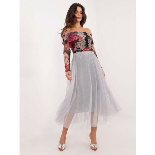 Italy Moda Skirt-DHJ-SD-19568.13X-gray Slike