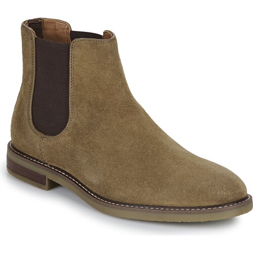 Clarks Pol&amp;scaron;kornji Jaxen Chelsea Bež Slike