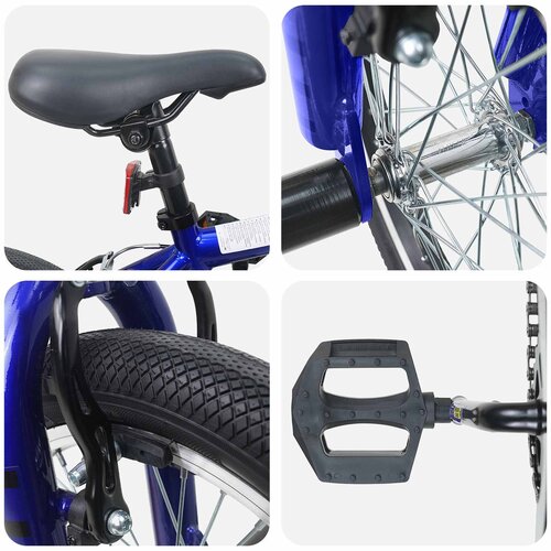 Bmx Bicikl 16 Inča za 5-8 godina Tamno plava Slike